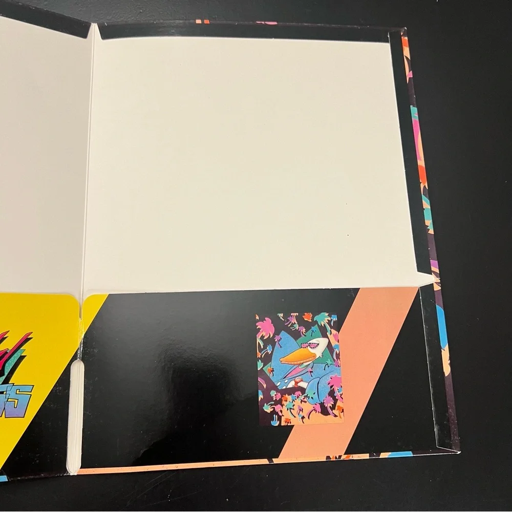 Vintage 80s‎ Mead Portfolio Folder Wild Things Alaskan Moose Inc 1988 Duck